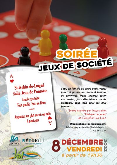 Soirée jeux 08/12/2023