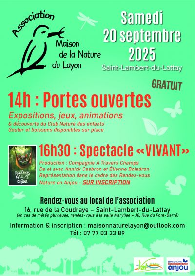 Portes ouvertes et spectacle "Vivant"