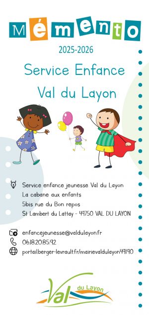 Mémento service enfance jeunesse