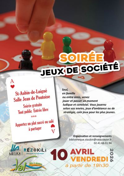 Soirée jeux de société