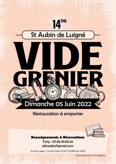 vide grenier amicale laïque 2022