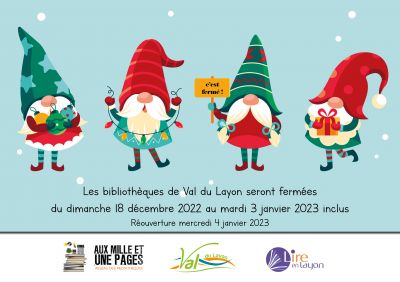 FERMETURE BIBLIOTHEQUE NOEL 2022